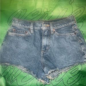 Pink Vs Jean Shorts Size 0